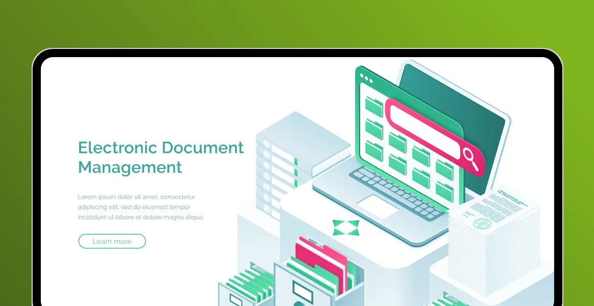 Document management system for manufacturing client