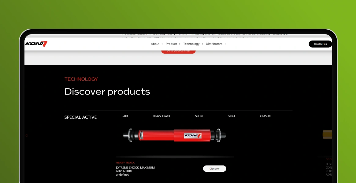 Scalable B2B Kentico solution for Koni